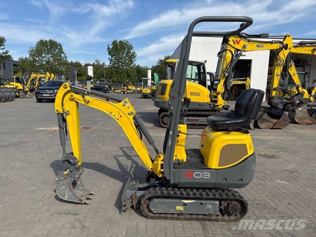Wacker Neuson 803 Roomikekskavaatorid