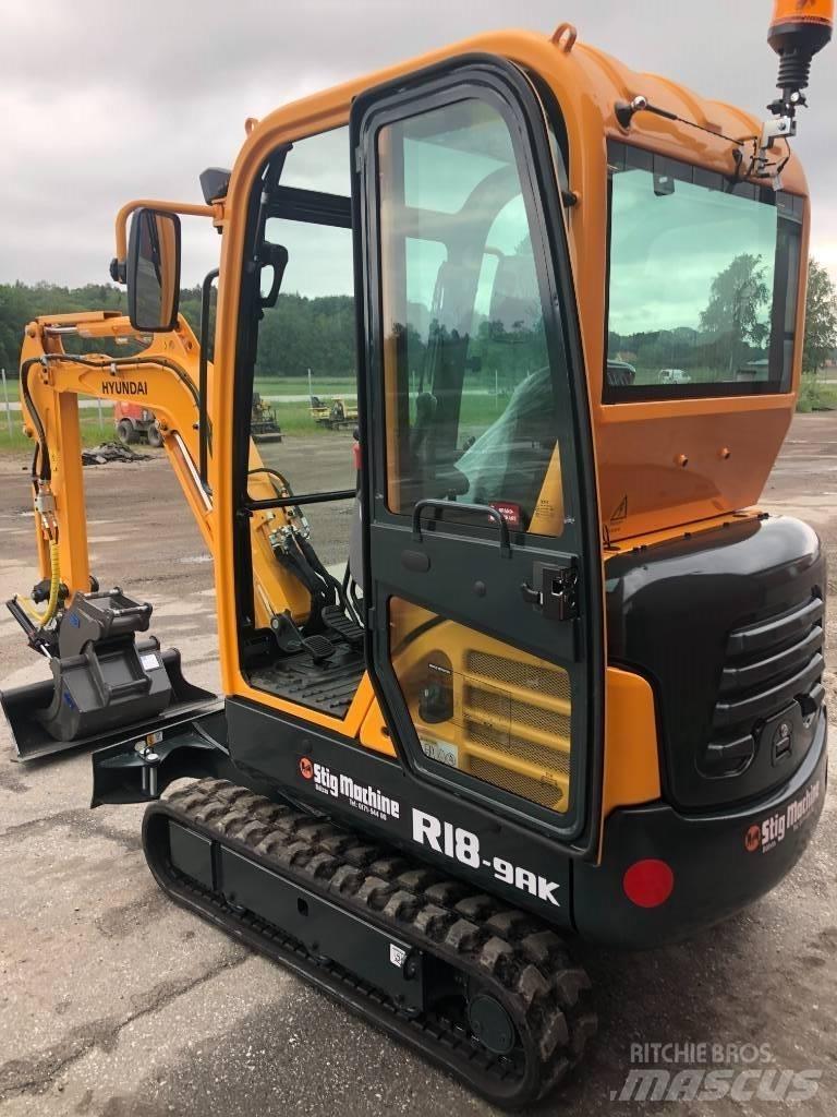 Hyundai R18 - 9AK Miniekskavaatorid < 7 t
