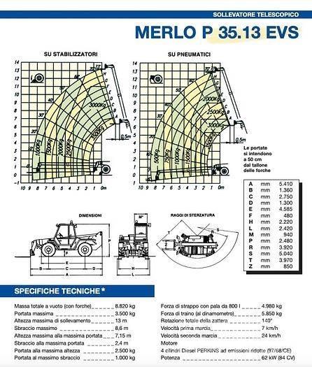 Merlo P35.13EVS Teleskooplaadurid