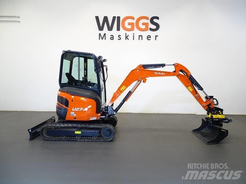 Kubota U 27-4 Miniekskavaatorid < 7 t