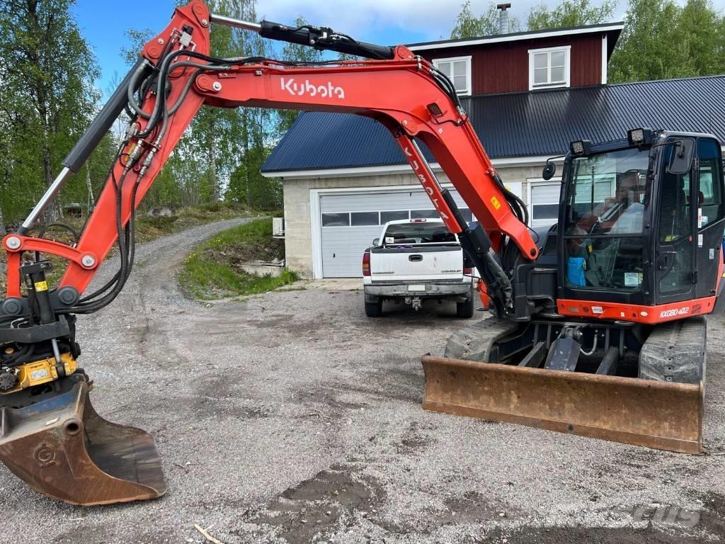 Kubota KX 080-4 Väikeekskavaatorid 7t-12t