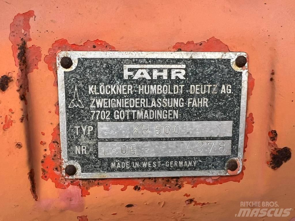 Deutz-Fahr KH 500 DN Vaalutid ja kaarutid