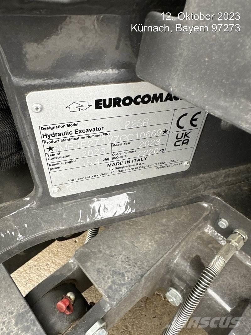 Eurocomach 22SR Miniekskavaatorid < 7 t