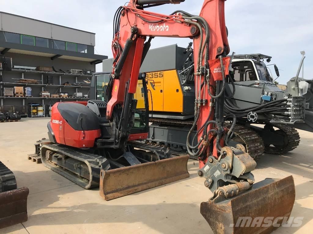 Kubota KX 080-4 Väikeekskavaatorid 7t-12t