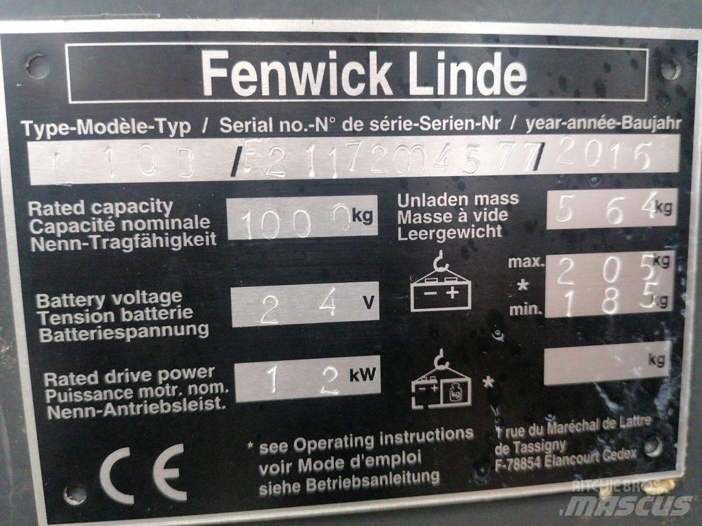 Linde L10B Järelkäidavad virnastajad