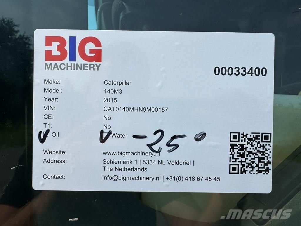 CAT 140M3 Greiderid