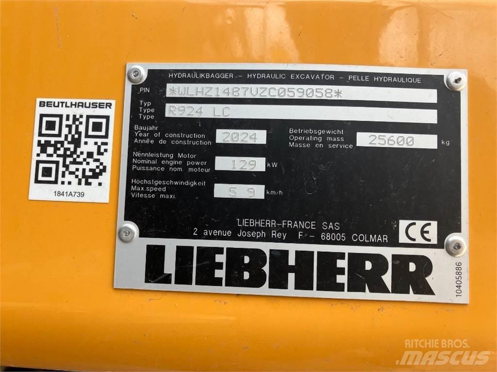 Liebherr R924 Roomikekskavaatorid