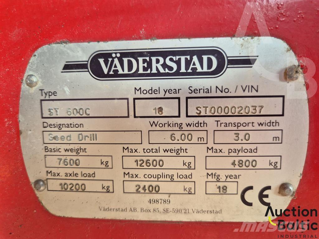 Väderstad ST 600C Külvik-äkked