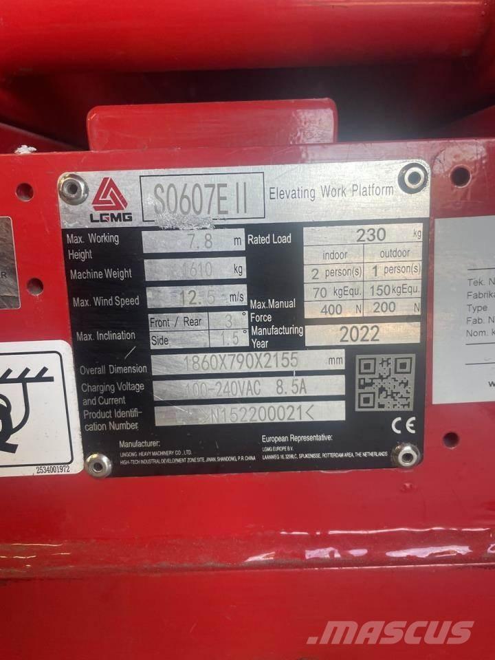 LGMG S0607E II Käärtõstukid