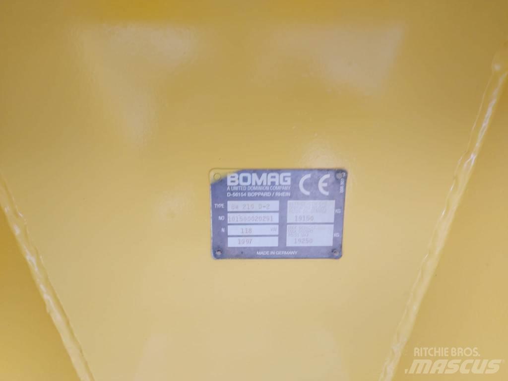 Bomag BW 219 D-2 Ühe trumliga rullid