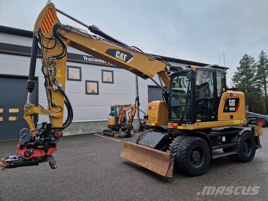 CAT M 315 F Ratasekskavaatorid