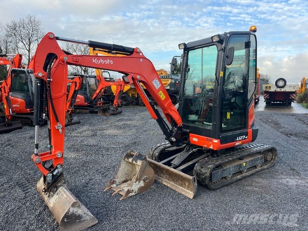 Kubota U 27-4 Miniekskavaatorid < 7 t