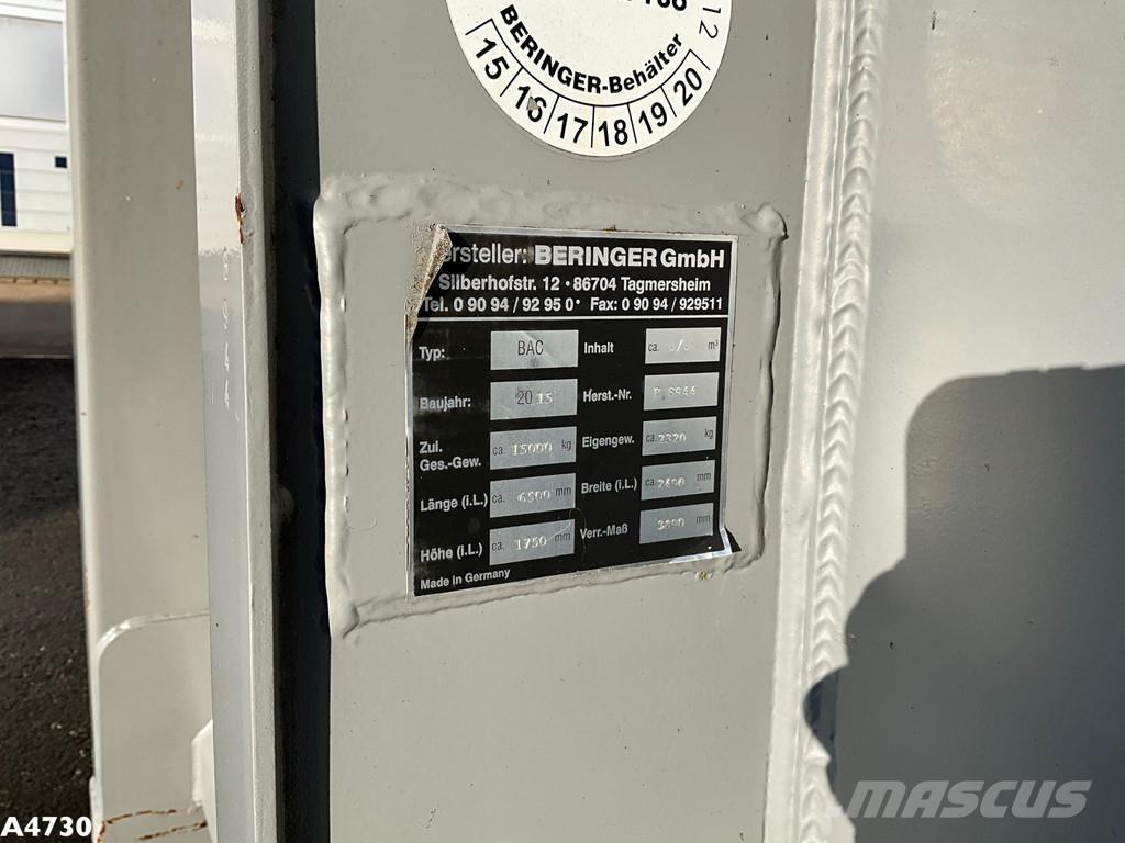  Container 12m³ Erikonteinerid