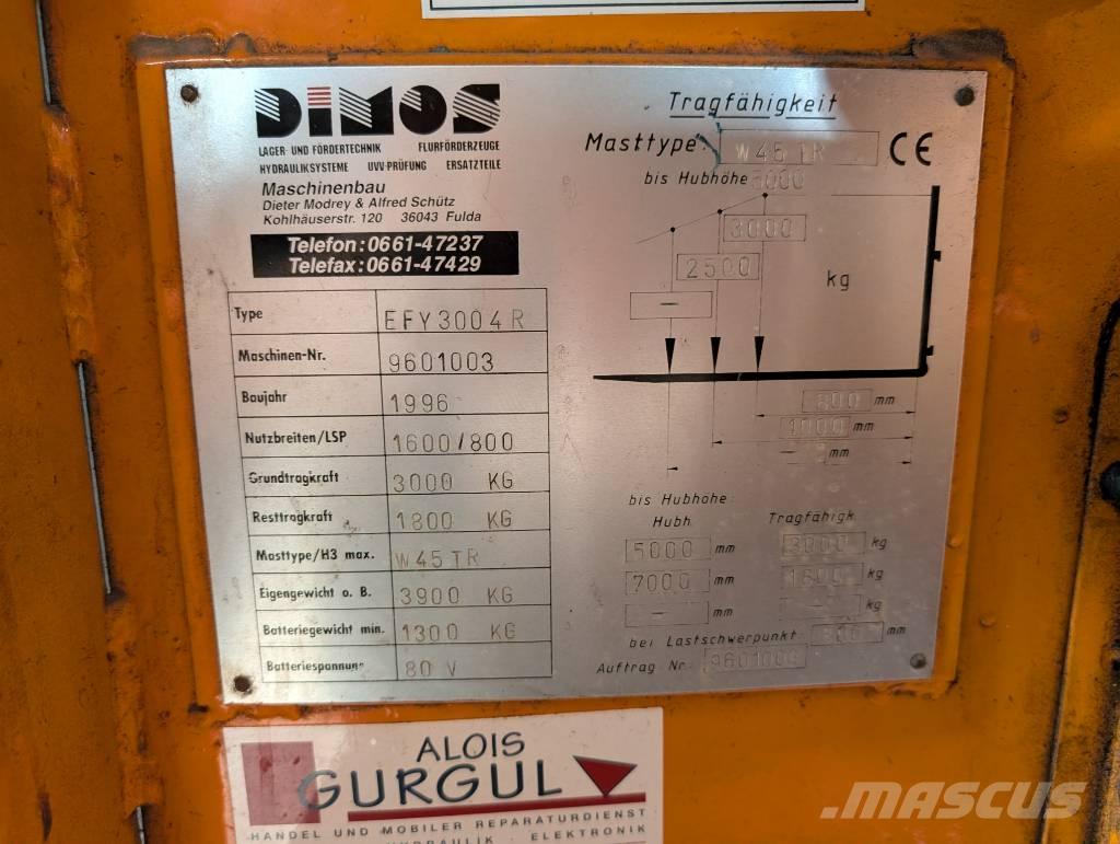 Dimos EFY3004-R Elektritõstukid