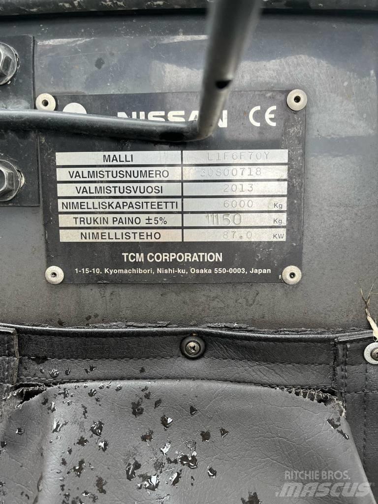 Nissan L1 F6 F70 Y Diiseltõstukid