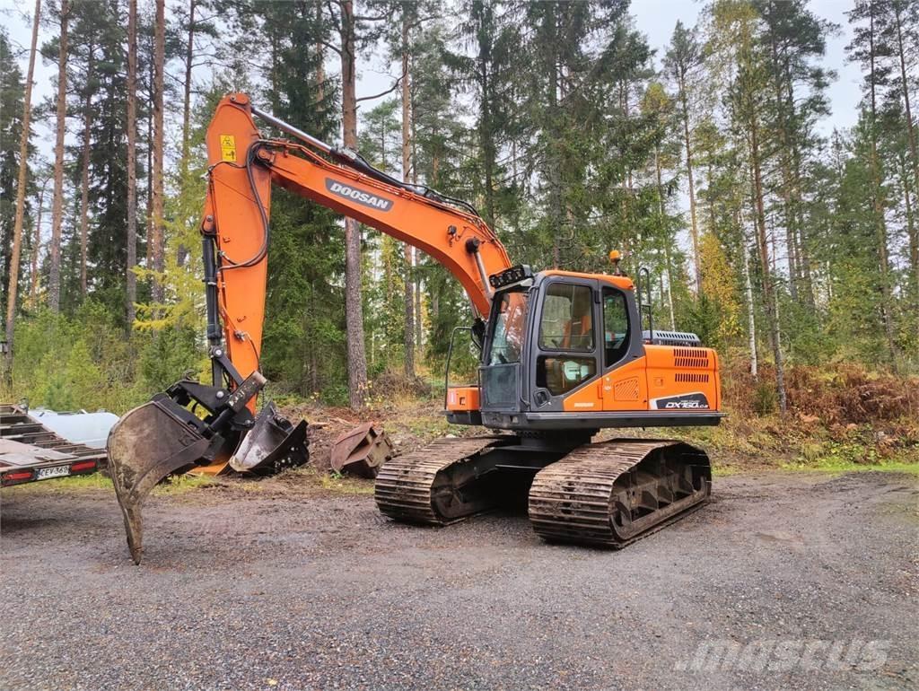 Doosan DX160 LC-5 Roomikekskavaatorid