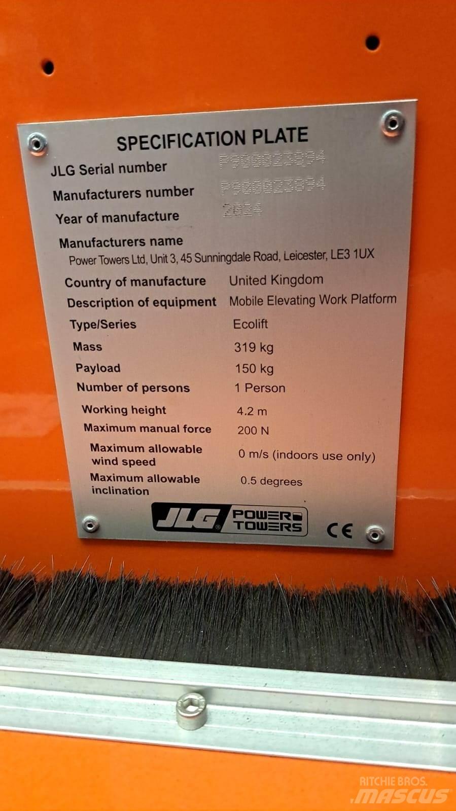 JLG Ecolift2.2 Muud tõstukid ja platvormid