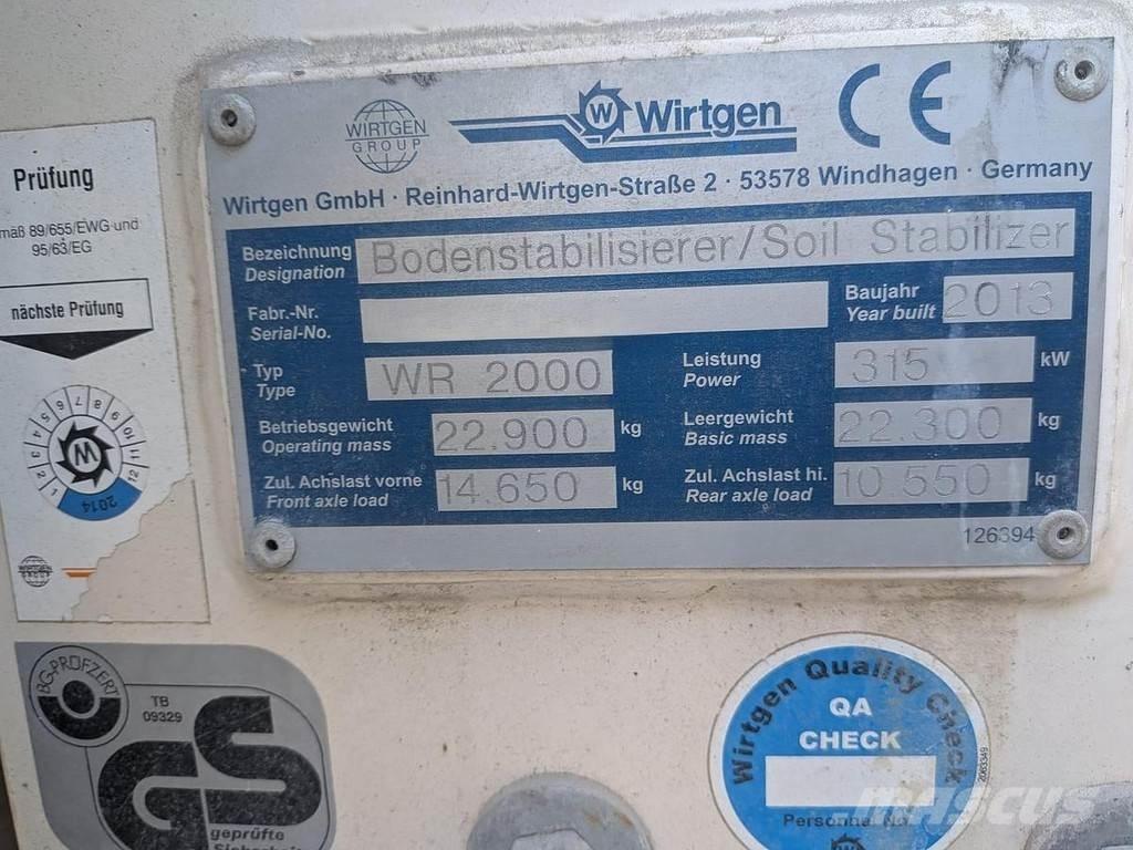 Wirtgen WR2000 Asfaldi taaskasutuse masinad