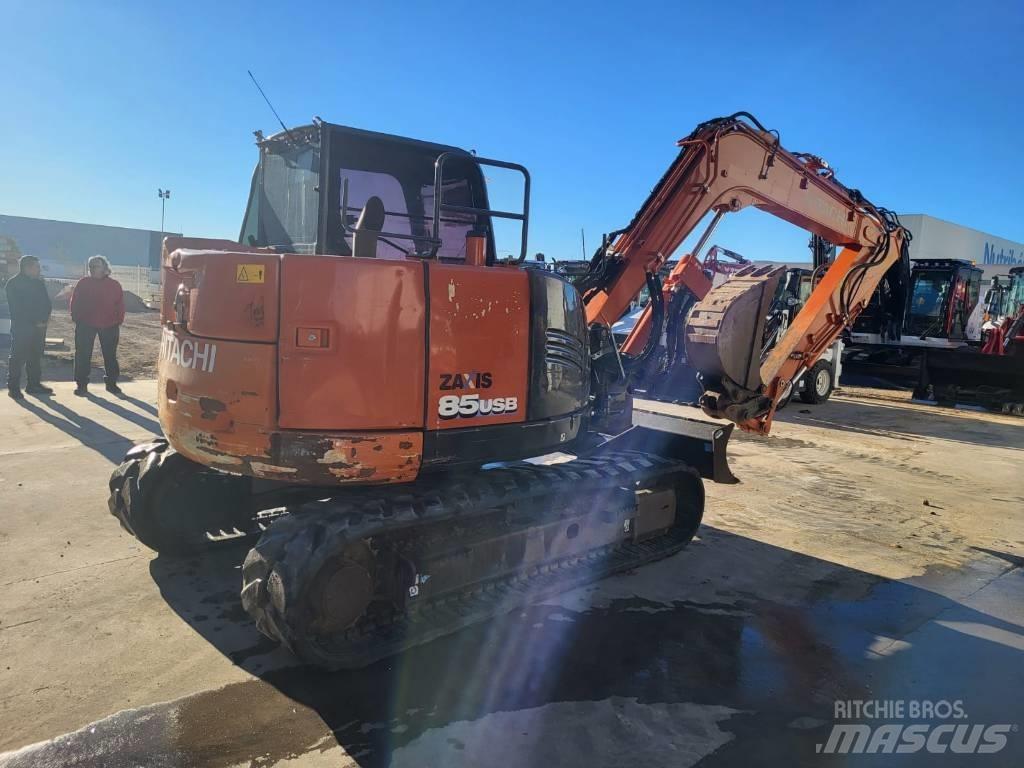 Hitachi ZX 85 US B-6 Väikeekskavaatorid 7t-12t