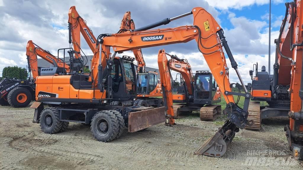 Doosan DX 170 W Ratasekskavaatorid