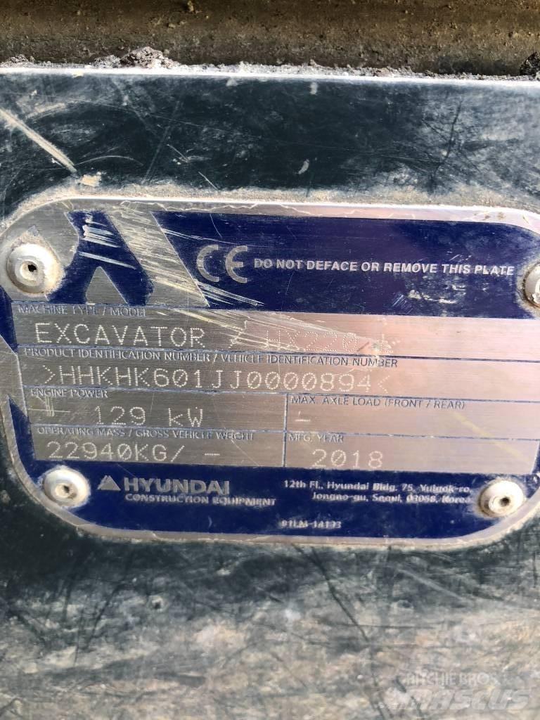 Hyundai HX 220 L Roomikekskavaatorid