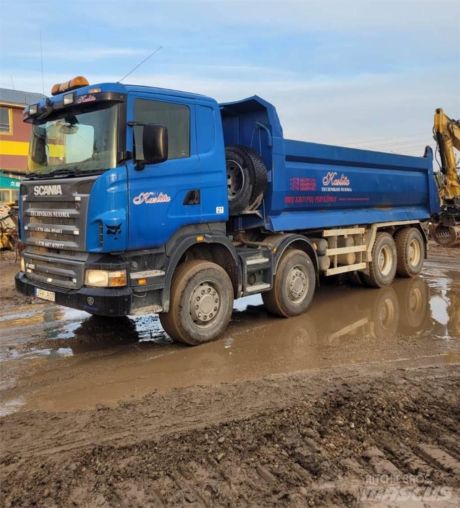 Scania R 420 8X4 Vahetuskastiga tõstukautod