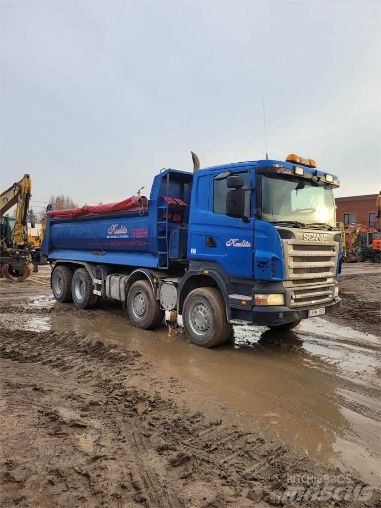 Scania R 420 8X4 Vahetuskastiga tõstukautod
