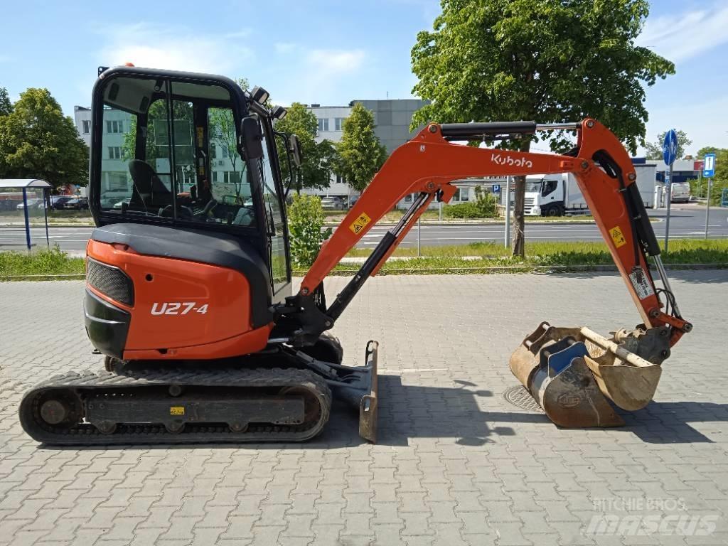 Kubota U 27-4 Miniekskavaatorid < 7 t