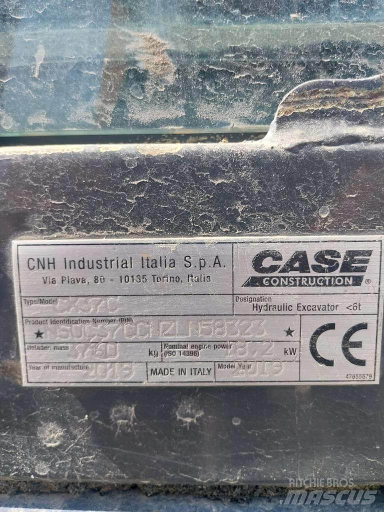 CASE CX 37 C Miniekskavaatorid < 7 t
