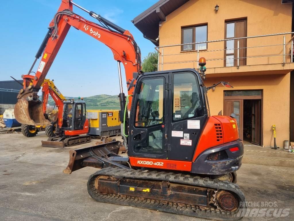 Kubota KX 80-4 Väikeekskavaatorid 7t-12t