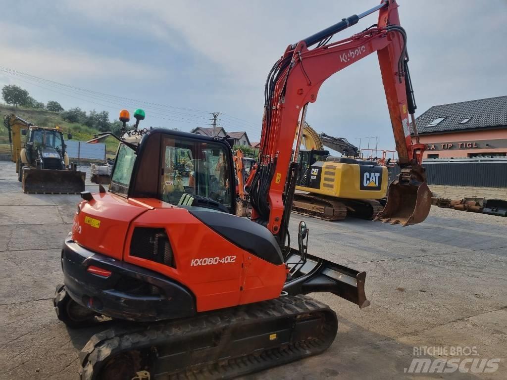 Kubota KX 80-4 Väikeekskavaatorid 7t-12t