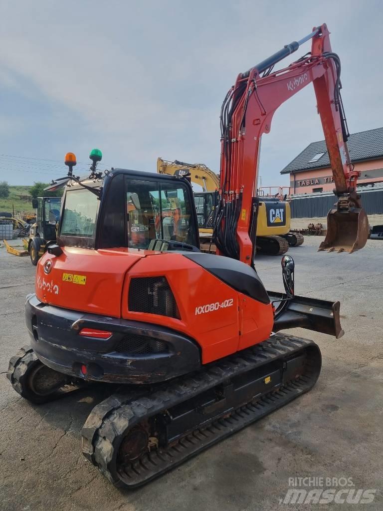 Kubota KX 80-4 Väikeekskavaatorid 7t-12t
