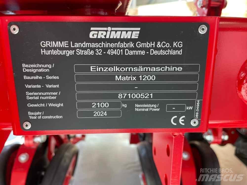 Grimme MATRIX 1200 Muud põllumajandusmasinad