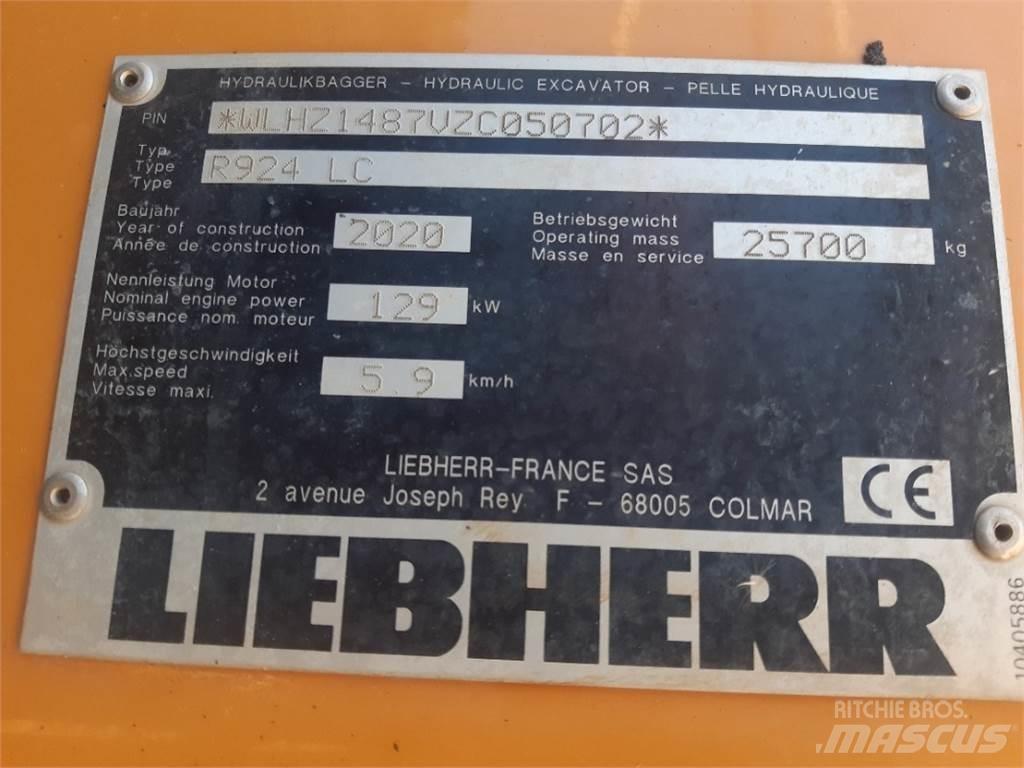 Liebherr R924 Roomikekskavaatorid