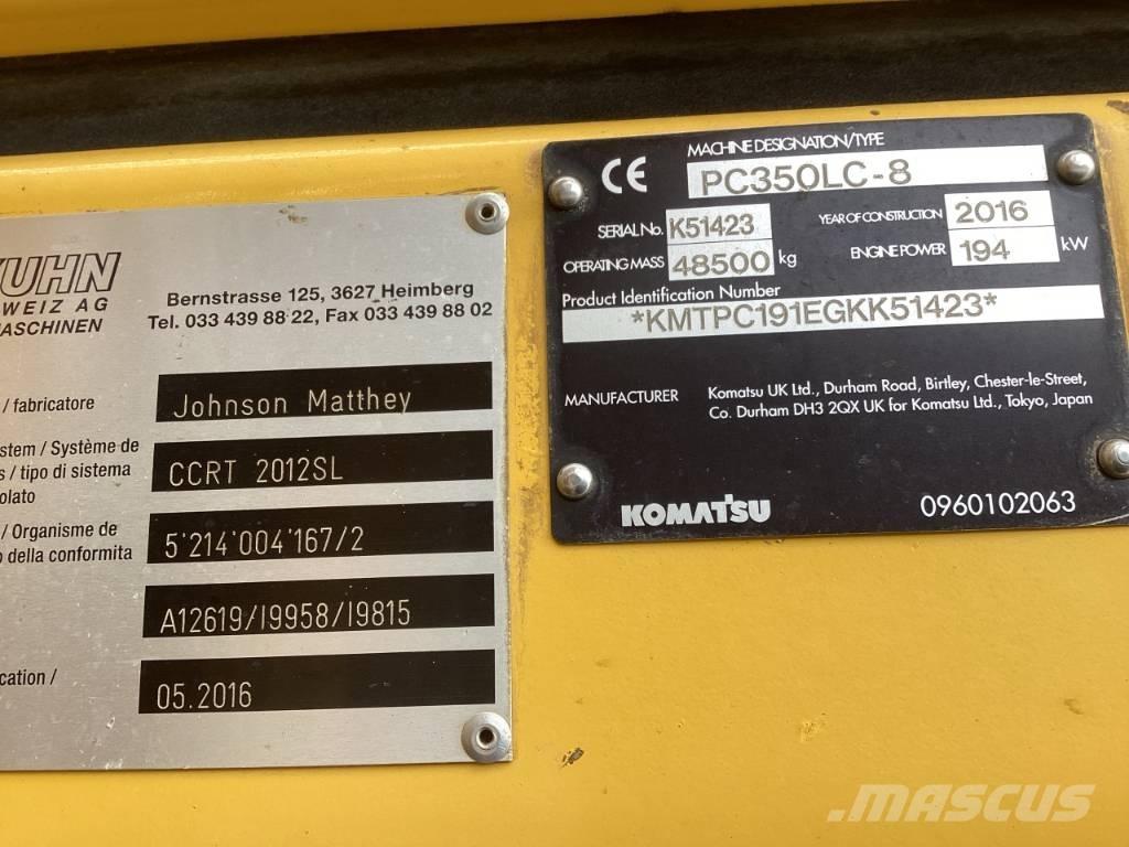 Komatsu PC 350 LC-8 Lammutusekskavaatorid