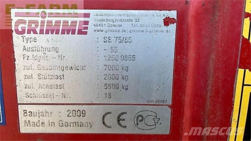 Grimme se 85-55 Kartulikombainid ja kaevajad