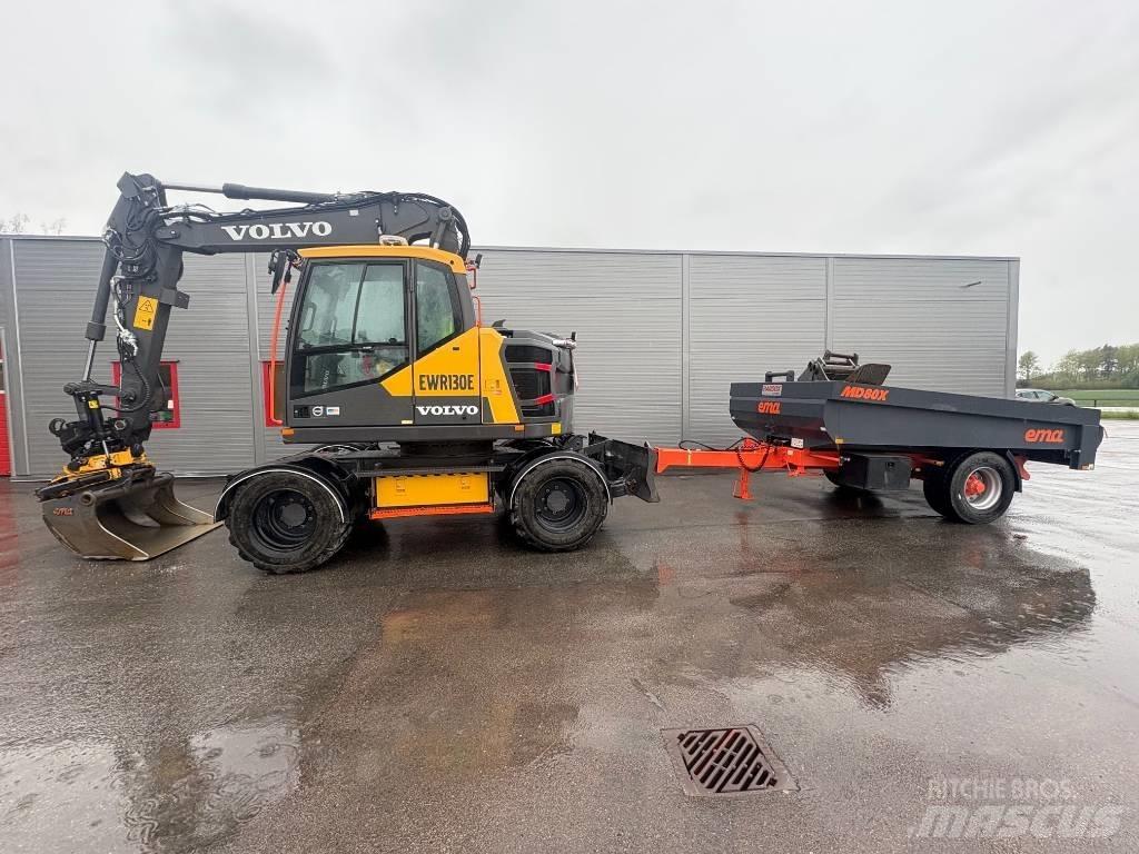 Volvo EWR130E + Kärra Ratasekskavaatorid