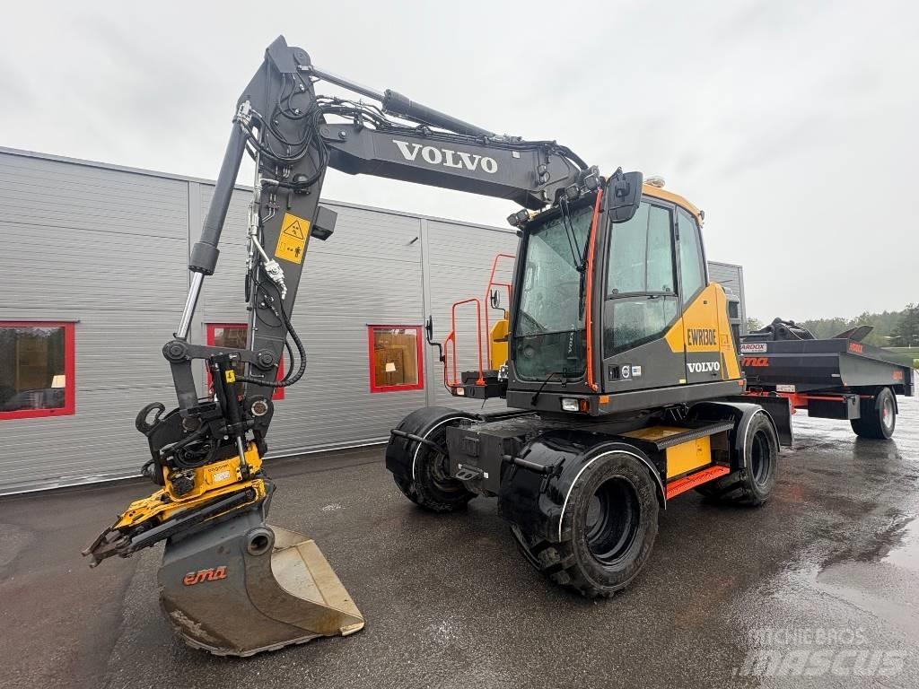 Volvo EWR130E + Kärra Ratasekskavaatorid