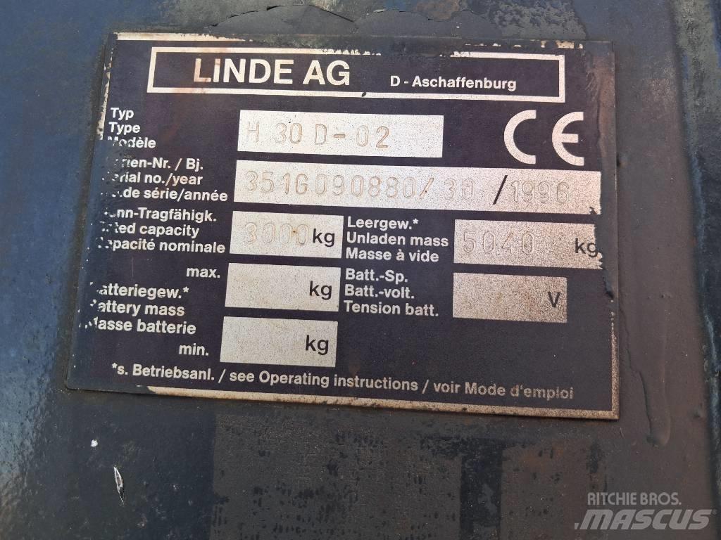 Linde H 30 D Diiseltõstukid