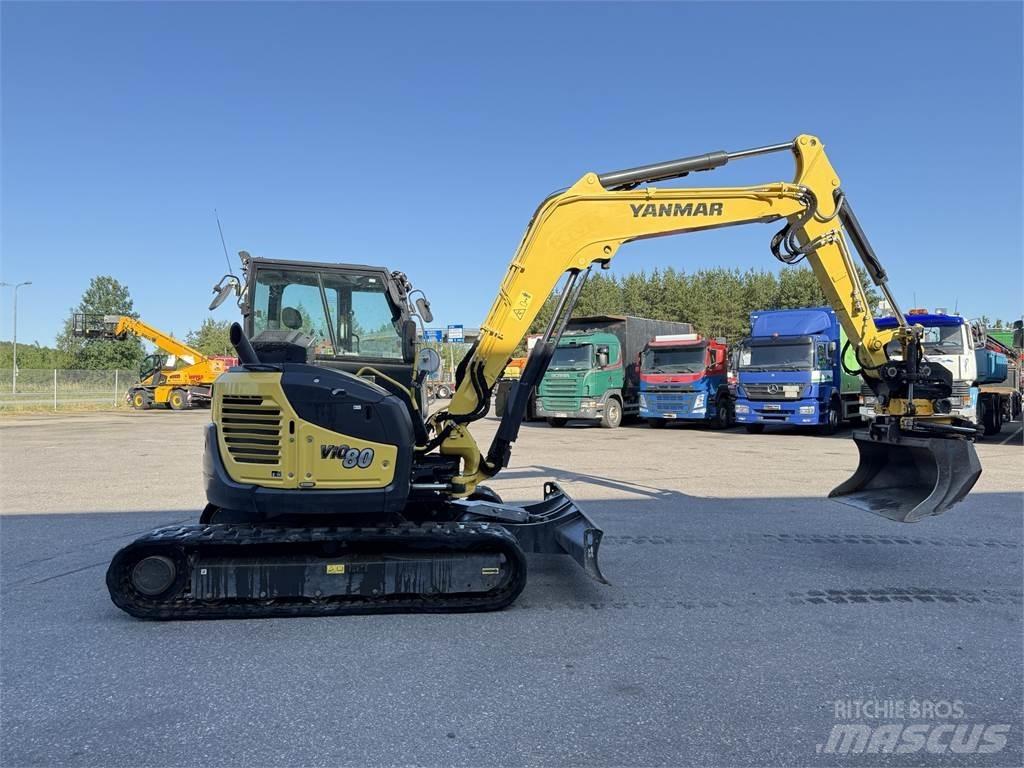 Yanmar Vio 80-1A Väikeekskavaatorid 7t-12t