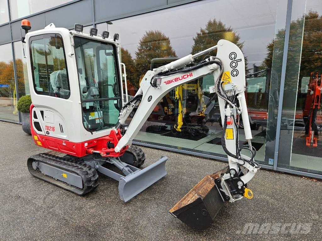 Takeuchi TB 216 Miniekskavaatorid < 7 t