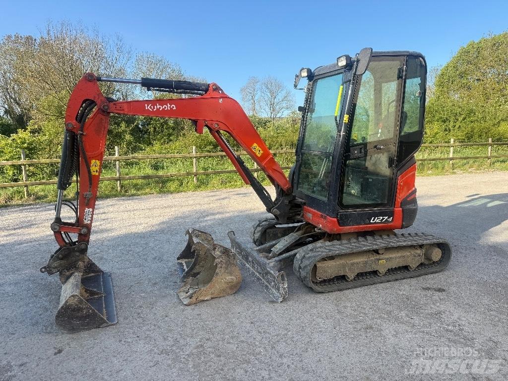 Kubota U 27-4 Miniekskavaatorid < 7 t