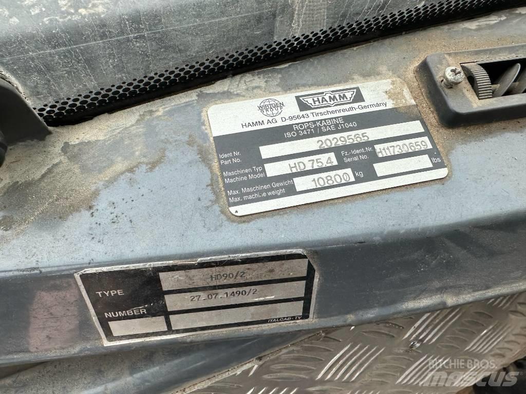 Hamm HD 75.4 Tandemrullid