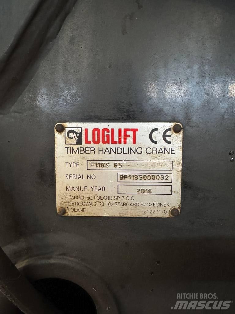 Loglift 118 S T Metsatõstukid