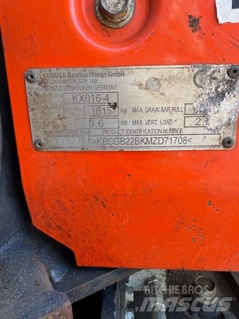 Kubota KX 016-4 Miniekskavaatorid < 7 t