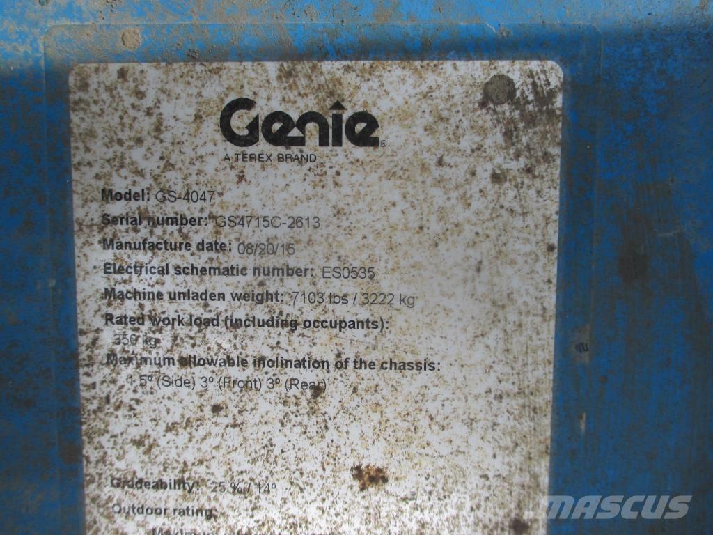 Genie GS 4047 Käärtõstukid
