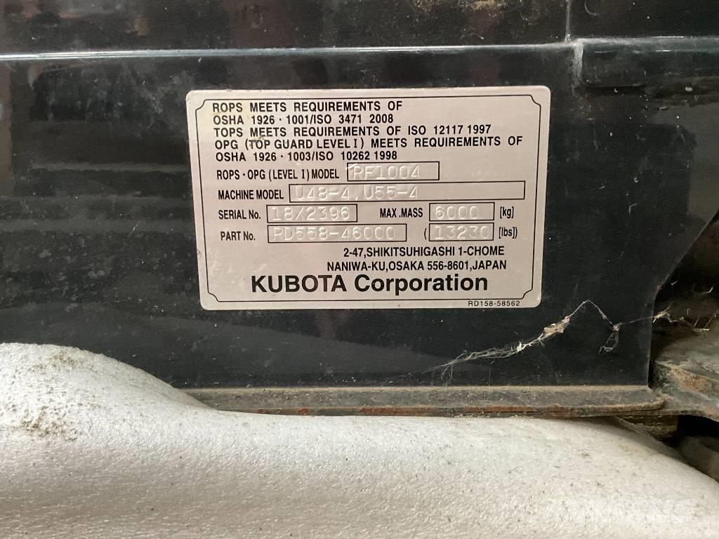 Kubota U 48-4 / U 55-4 Kabiinid