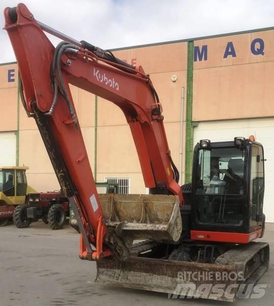 Kubota KX 080-4 Väikeekskavaatorid 7t-12t