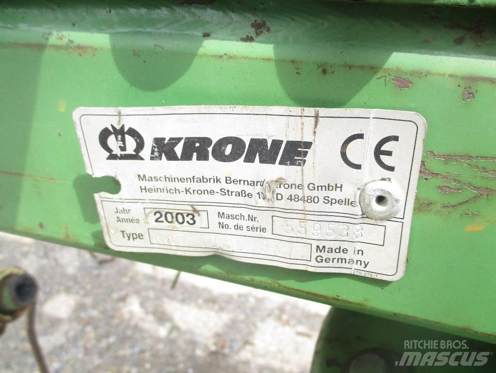 Krone KWT 10.50/8x7 Vaalutid ja kaarutid
