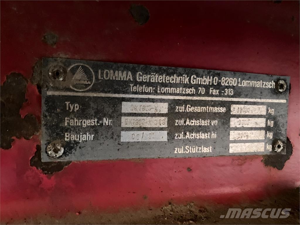 Lomma DK 1802-K Muud haagised